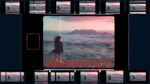 Old film Effects folder Stock After Effects