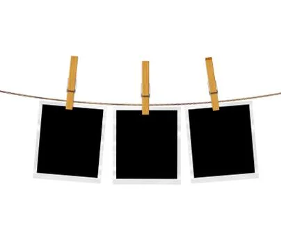 Old Film Frame Template Stock Illustration