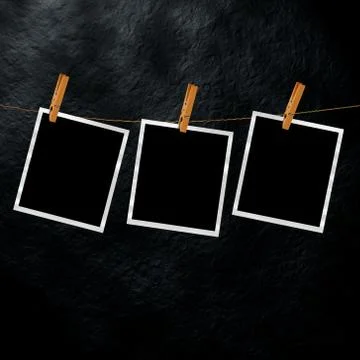 Old Film Frame Template Illustrazione stock