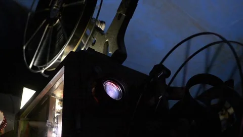 Old film projector Stock Footage 158367784
