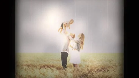 Old Film Video Template After Effects stock