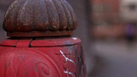 Old fire hydrant Stock Footage 267037890