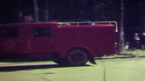 Old fireauto Stock Footage 2578746