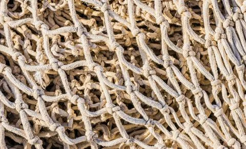 Old fishing net background pattern Stock Photos