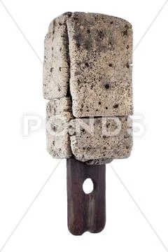 Old fishing net cork Stock Photos