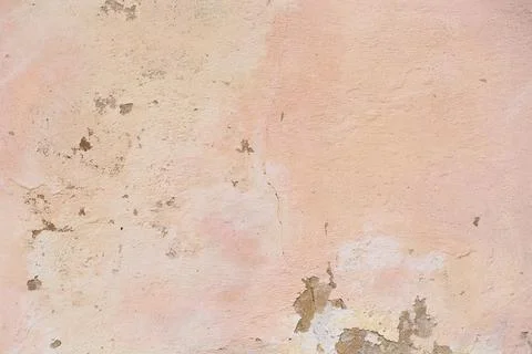 Old flaky wall with destroyed plaster. Renovation of old house. Industrial st Stock Photos