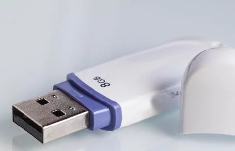 Old flash drives Stock Photos