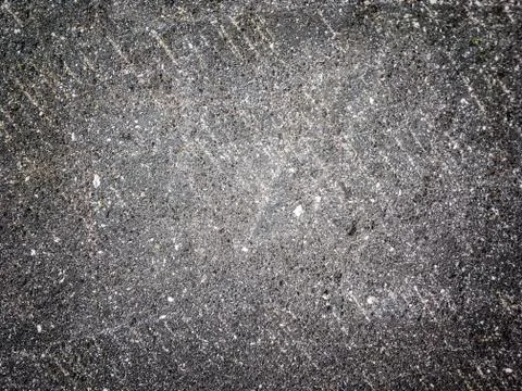 The old flat stone surface. Ancient gray shattered background Foto stock