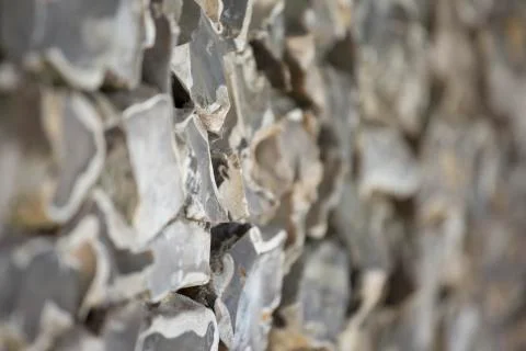 Old flint wall Stock Photos