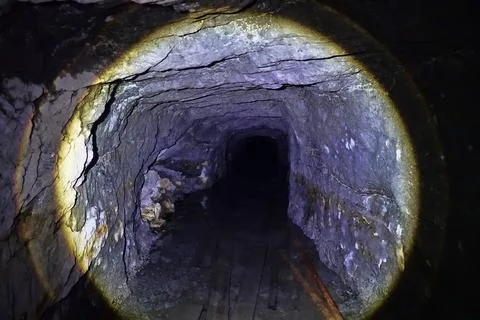 Old flooded mine Stock-Fotos