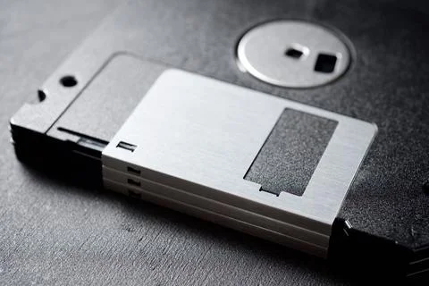 Old floppy disks 写真素材