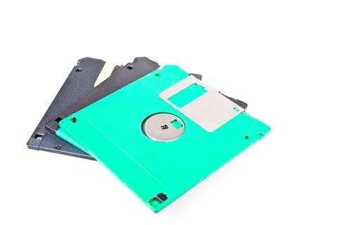 Old floppy disks Stock Photos