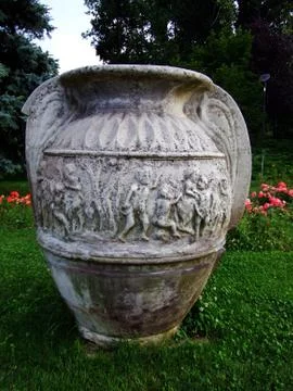 Old flower vase Stock Photos