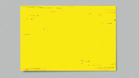 Old fluorescent yellow paper with risograph defect printing and stains on c.. Stock Illustration