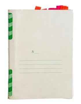 Old folder Stock Photos