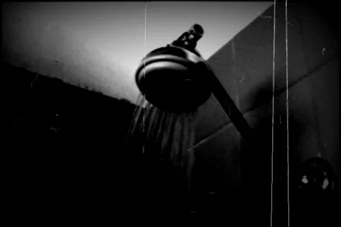 Old footage 8- Shower Stock Footage 452690