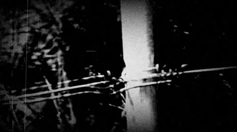 Old footage wire Vídeo Stock 995644