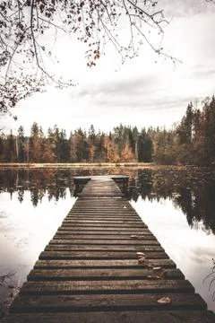 Old footbridge Stock Photos