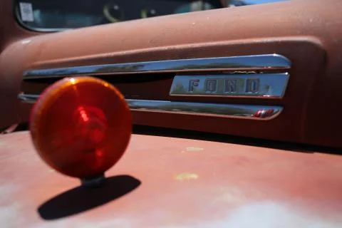 Old Ford. Close up Stock Photos