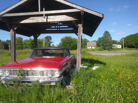 Old Ford Galaxy Stock Photos