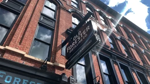 Old Forester Sign Stock Footage 148249864