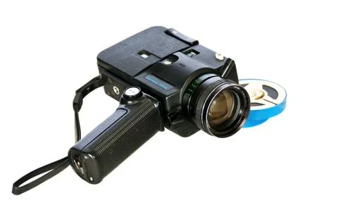 Old Form Of Technology. Super-8mm Movie Camera Foto stock
