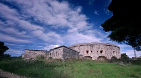 Old fort Stock Footage 7953139