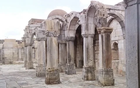 Old fort ruins Stock Footage 157445399