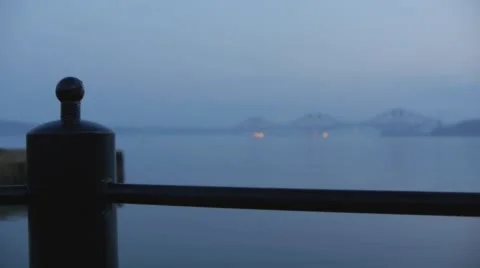 The old Forth Bridge in the evening Stock Footage 56911626