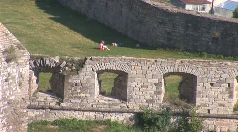 Old Fortress 17 Stock Footage 8531825