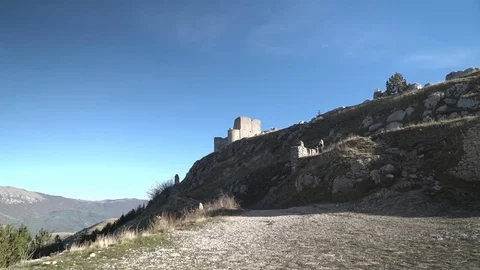 Old Fortress from a Distance Video stock 84332276