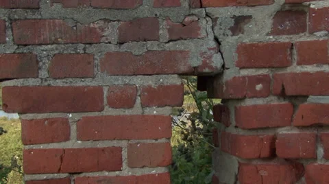 Old fortress wall Stock Footage 41389146