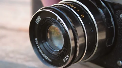 Old Foto Camera 1 Stock Footage 61344349