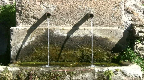 Old fountain Stock Footage 508891