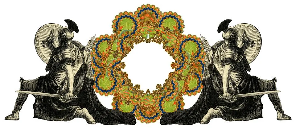 Old frame Stock Illustration