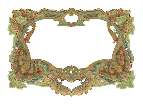 Old frame Stock Illustration