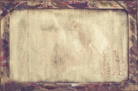 Old frame. Rural background. Rustic. Stock Photos