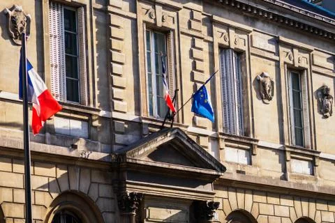 Old French architecture Stock Photos