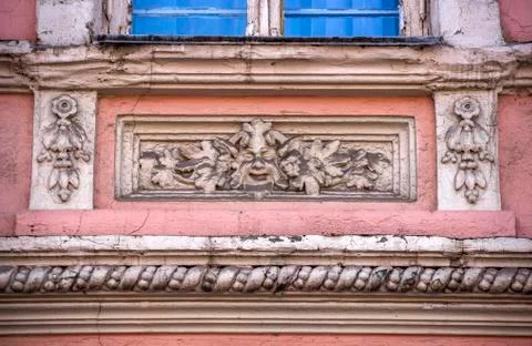 Old fretwork elements Stock Photos