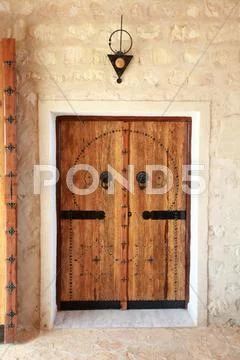 Old front door Stock Photos