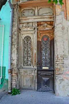 Old front door Stock Photos