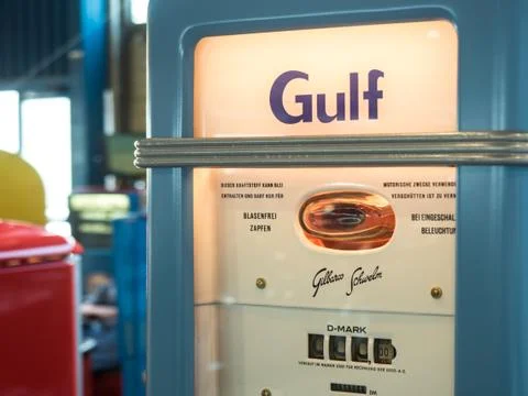 Old fuel pump. Stock Photos