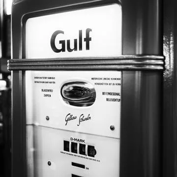 Old fuel pump. Stock Photos