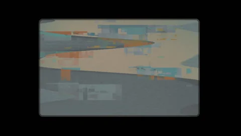 Old Fun Noise in Ramp Colored Abstract Background Stock Footage 119248569