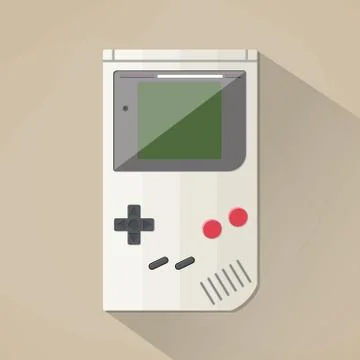 Old Gadget. flat design Stock Illustration