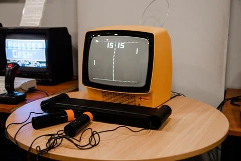 Old game consol Stock Photos