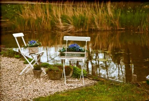 Old garden Stock Photos