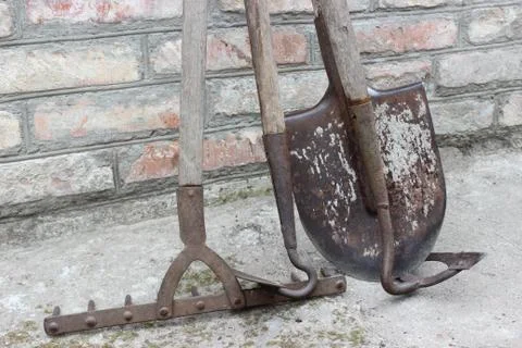 Old garden tool Stock Photos