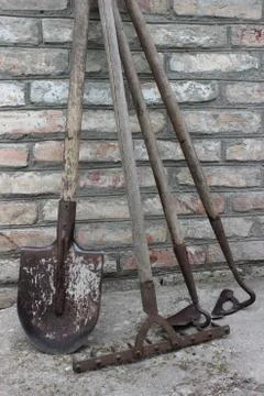 Old garden tool Stock Photos