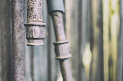 Old Garden Tubes Stock Photos